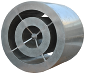 CYLINDRICAL TYPE SOUND ATTENUATOR