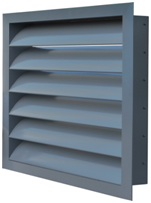Non-Drainable Aerofoil Blade Louver