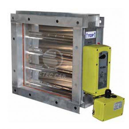 Gas Tight Damper - Electric