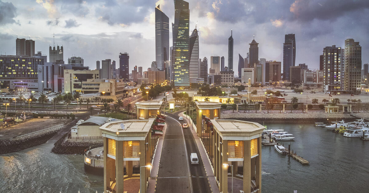 Beautiful Sunrise in Kuwait City